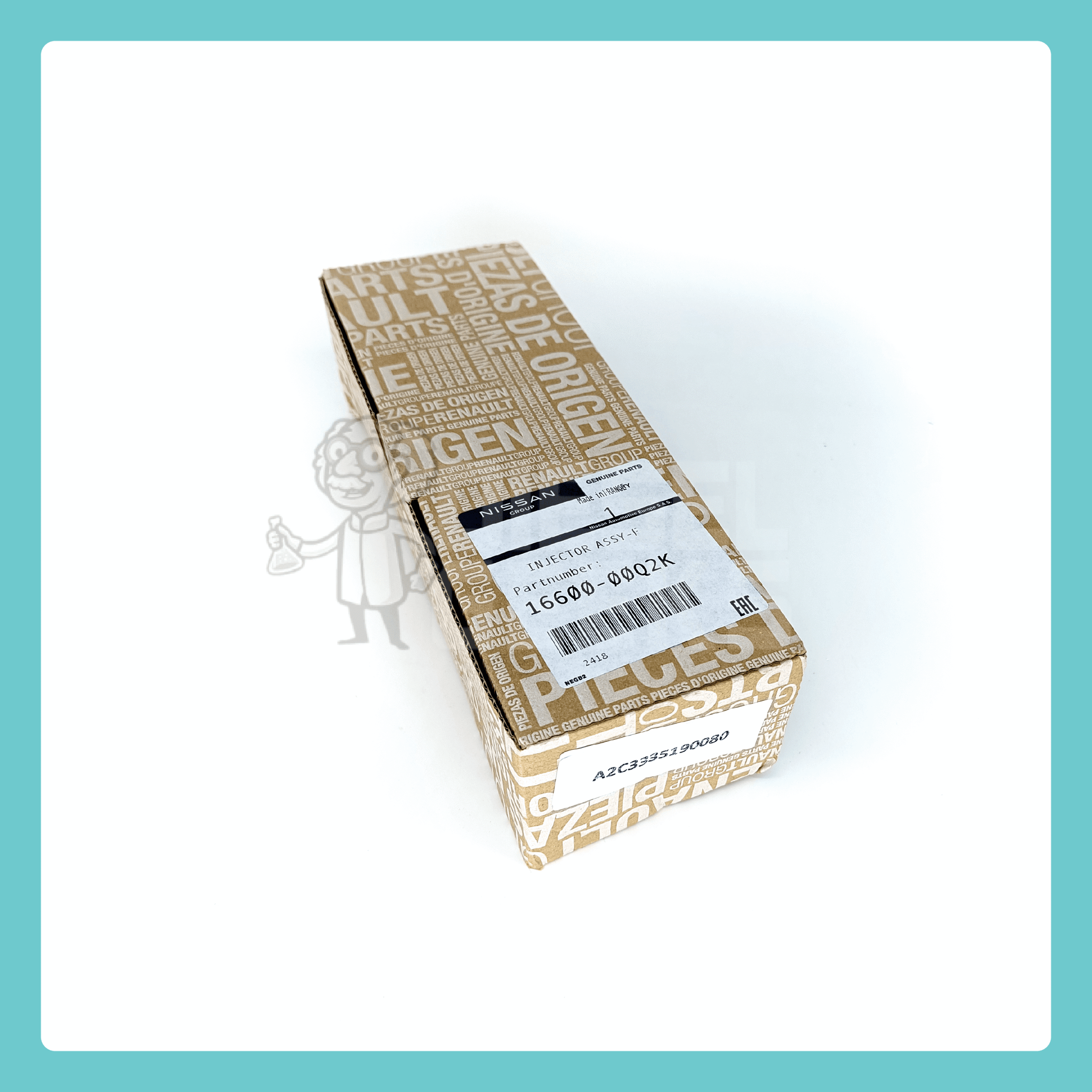 Genuine Siemens diesel injector 16600-00Q2K for Nissan NP300 Navara – OEM common rail injector