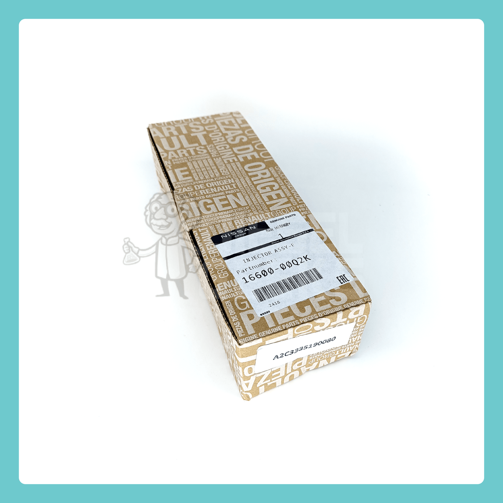 Genuine Siemens diesel injector 16600-00Q2K for Nissan NP300 Navara – OEM common rail injector