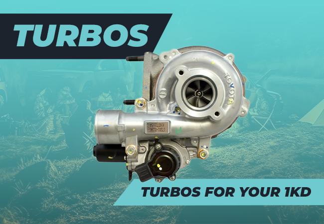 1KD HILUX TURBOS FOR YOUR BABY!