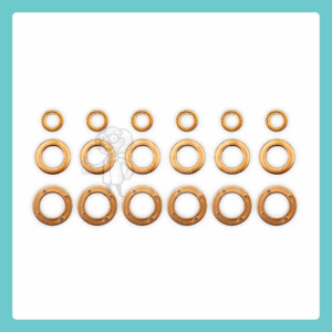 1HZ injector washer and fitting kit for Toyota LandCruiser 105 Series – nozzle washers and heat shields included
